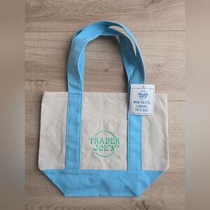 Trader Joe's Mini Pastel Tote Bag